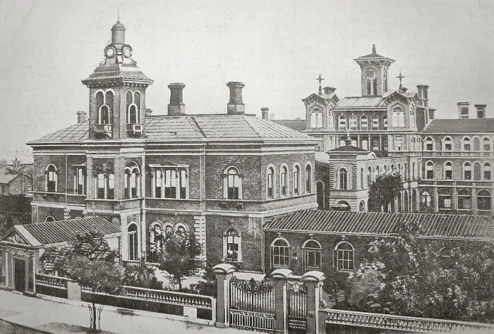 Framed Print : City of London Union Workhouse Infirmary, Bow Road Framed Print : City of London Union Workhouse Infirmary, Bow Road