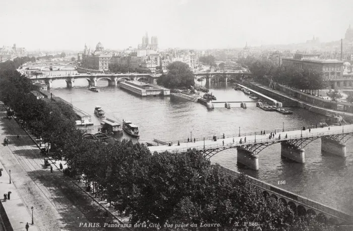 Framed Print : City of Paris up the River Seine, taken from the Louvre Framed Print : City of Paris up the River Seine, taken from the Louvre