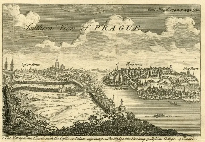 Framed Print : The City of Prague, now in the Czech Republic Framed Print : The City of Prague, now in the Czech Republic