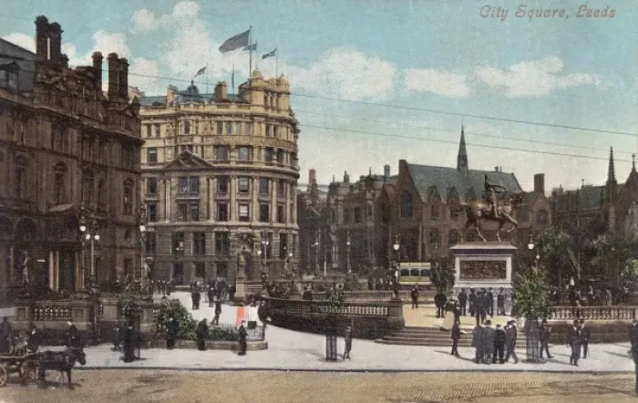 Framed Print : City Square, Leeds, Yorkshire Framed Print : City Square, Leeds, Yorkshire