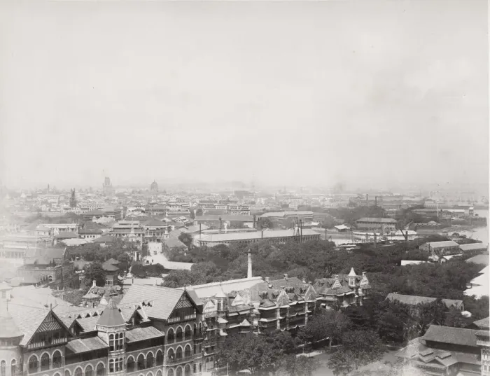 Framed Print : City view likely Bombay, Mumbai, India Framed Print : City view likely Bombay, Mumbai, India