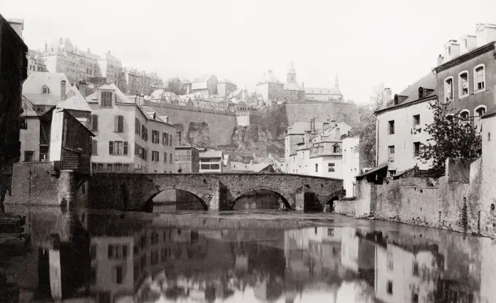 Framed Print : City view Luxembourg Framed Print : City view Luxembourg