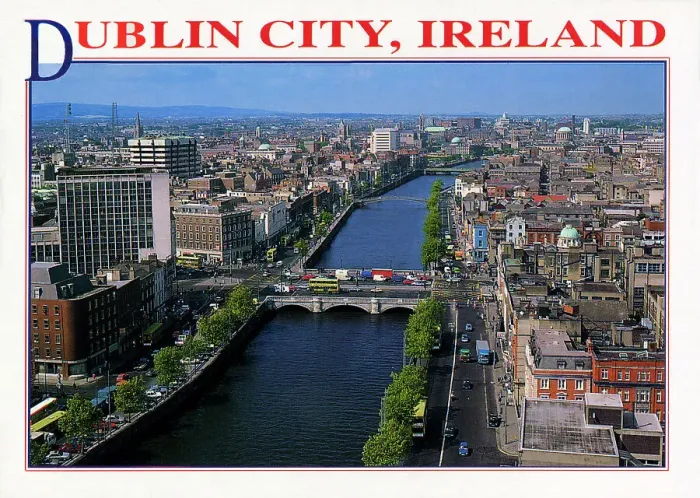 Framed Print : City viewed from Liberty Hall, Dublin, Ireland Framed Print : City viewed from Liberty Hall, Dublin, Ireland