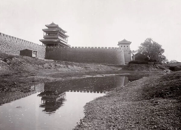 City walls, Peking, Beijing, China, c. 1900