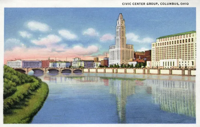 Framed Print : Civic Centre buildings, Columbus, Ohio, USA Framed Print : Civic Centre buildings, Columbus, Ohio, USA