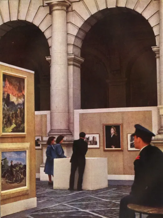 Framed Print : A Civil Defence Artists Exhibition Framed Print : A Civil Defence Artists Exhibition