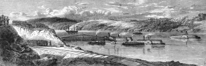 Framed Print : The Civil War in America. Embarkation of a portion of the ar Framed Print : The Civil War in America. Embarkation of a portion of the ar
