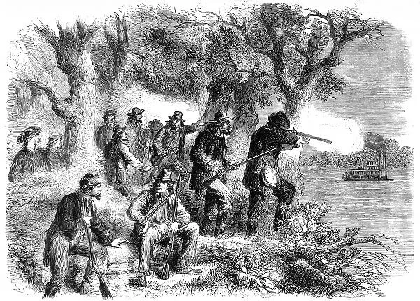 The Civil war in America: Jefferson Thompsons guerillas sho