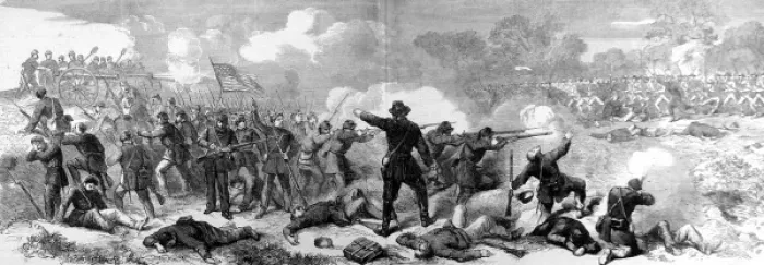 Framed Print : The Civil war in America: The lazy stand made by the Federal Framed Print : The Civil war in America: The lazy stand made by the Federal