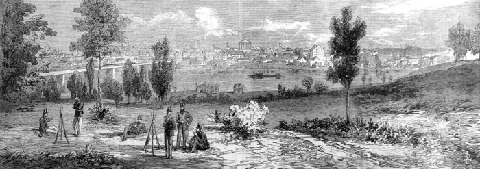 Framed Print : The Civil war in America; view of Richmond, the capital of V Framed Print : The Civil war in America; view of Richmond, the capital of V