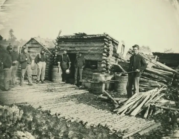 Framed Print : Civil War camp of the 6th NY Artillery at Brandy Station, Vi Framed Print : Civil War camp of the 6th NY Artillery at Brandy Station, Vi