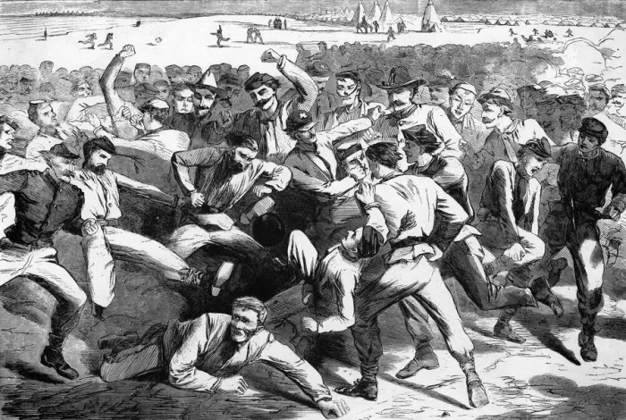 Framed Print : US CIVIL WAR FOOTBALL Framed Print : US CIVIL WAR FOOTBALL