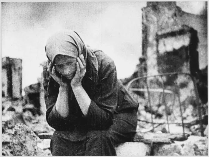 Framed Print : Civilian Among Ruins Framed Print : Civilian Among Ruins