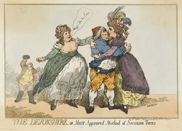 Framed Print : CJ FOX / CARTOON / 1784 Framed Print : CJ FOX / CARTOON / 1784
