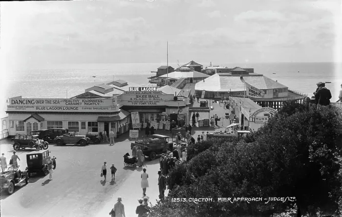 Framed Print : Clacton Pier Approach Framed Print : Clacton Pier Approach