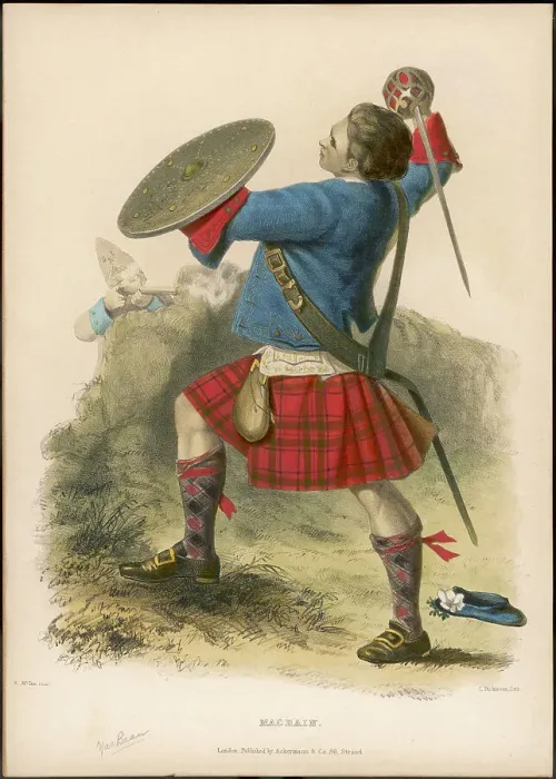 Framed Print : CLAN MAC BAIN Framed Print : CLAN MAC BAIN
