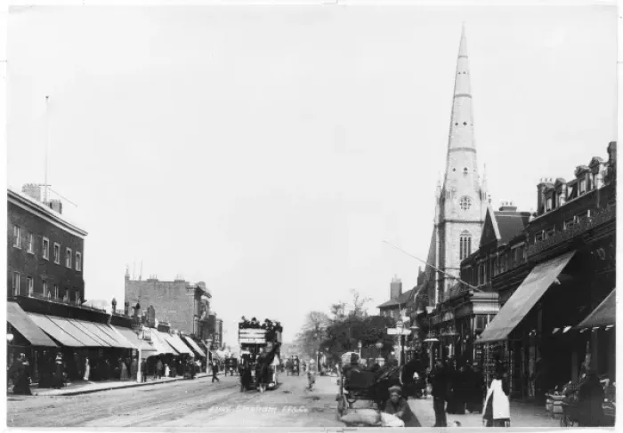 Framed Print : CLAPHAM - 1900 Framed Print : CLAPHAM - 1900