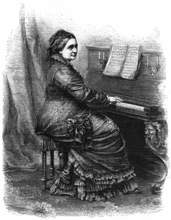 Framed Print : Clara Schumann / Girls Own Framed Print : Clara Schumann / Girls Own