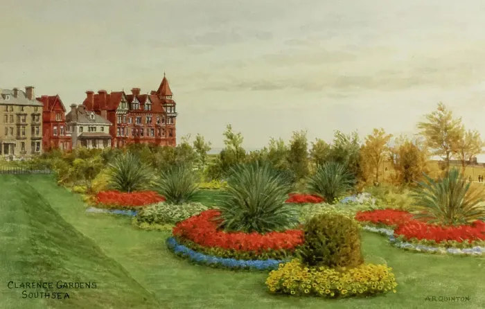 Framed Print : Clarence Gardens, Southsea, Hampshire Framed Print : Clarence Gardens, Southsea, Hampshire