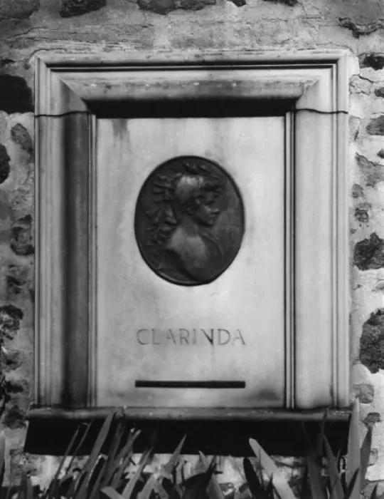 Framed Print : CLARINDA PLAQUE Framed Print : CLARINDA PLAQUE