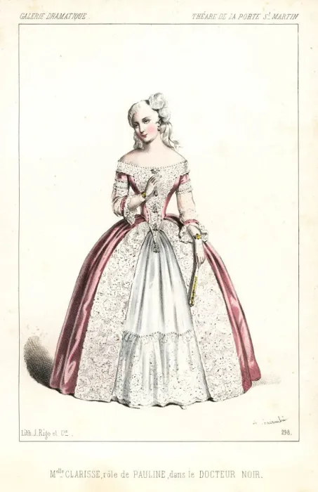 Framed Print : Clarisse Midroy as Pauline in Le Docteur Noir, 1846 Framed Print : Clarisse Midroy as Pauline in Le Docteur Noir, 1846