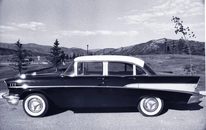 Framed Print : Classic American car in Colorado, USA Framed Print : Classic American car in Colorado, USA