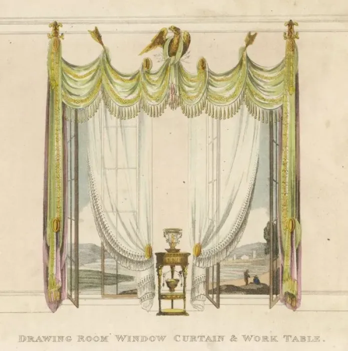 Framed Print : Classical Curtains 2 Framed Print : Classical Curtains 2