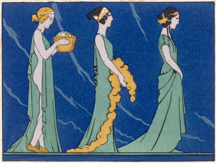 Framed Print : Three classical maidens Framed Print : Three classical maidens