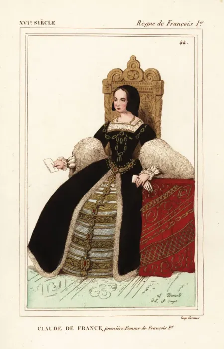 Framed Print : Claude de France, first wife to King Francis Framed Print : Claude de France, first wife to King Francis