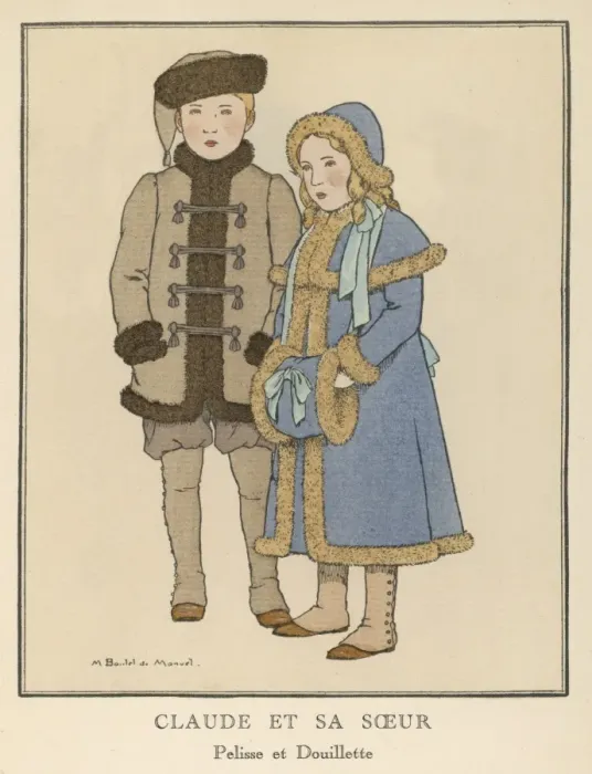 Framed Print : Claude & Sister 1912 Framed Print : Claude & Sister 1912