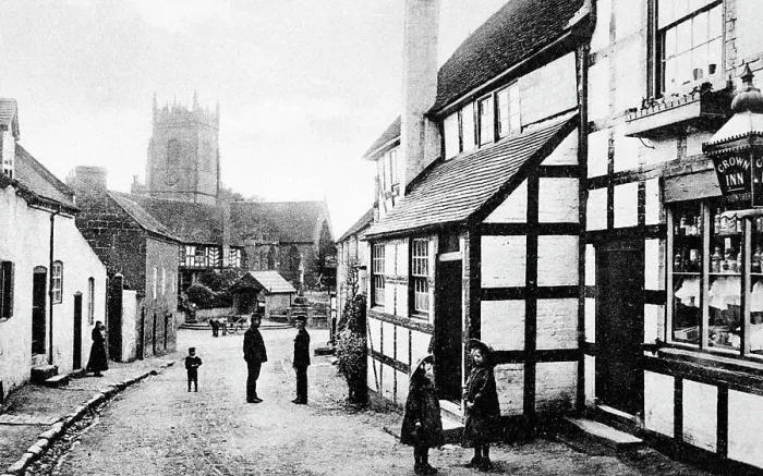 Framed Print : Claverley near Bridgnorth Framed Print : Claverley near Bridgnorth