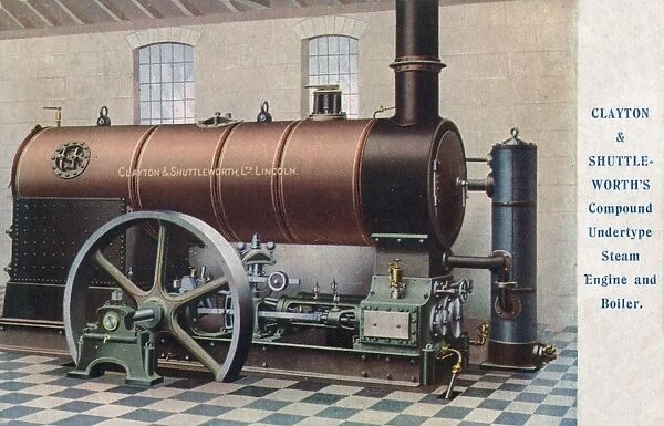 Clayton & Shuttleworths Compound Steam Engine
