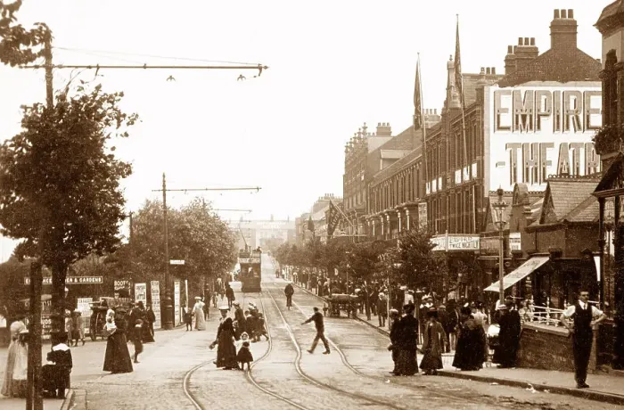 Framed Print : Cleethorpes Alexandra Road early 1900s Framed Print : Cleethorpes Alexandra Road early 1900s