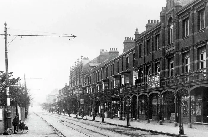 Framed Print : Cleethorpes Alexandra Road Empire Theatre early 1900s Framed Print : Cleethorpes Alexandra Road Empire Theatre early 1900s