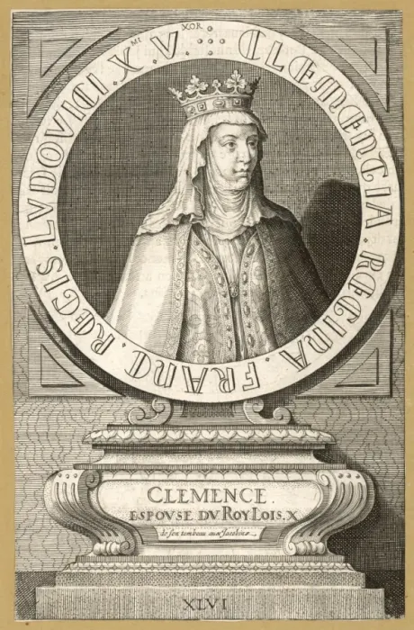 Framed Print : Clemence, Q of Louis X Framed Print : Clemence, Q of Louis X