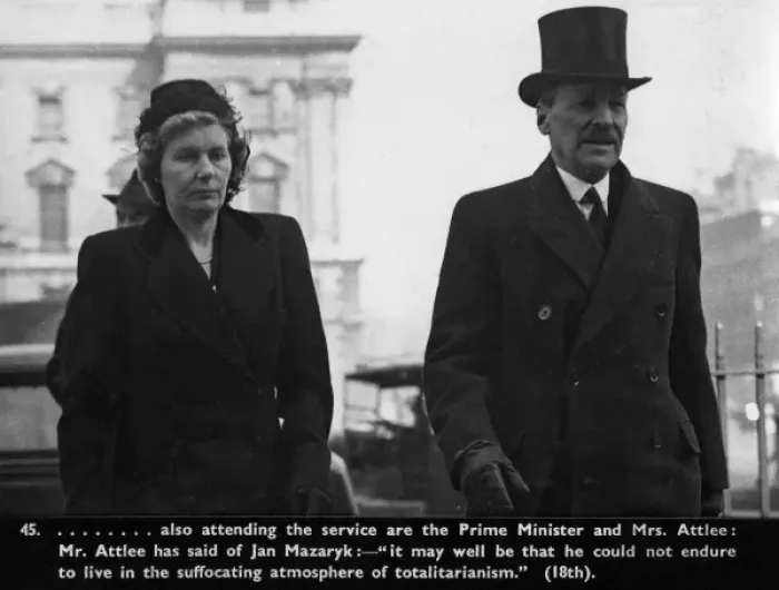 Framed Print : Clement Attlee and wife Framed Print : Clement Attlee and wife