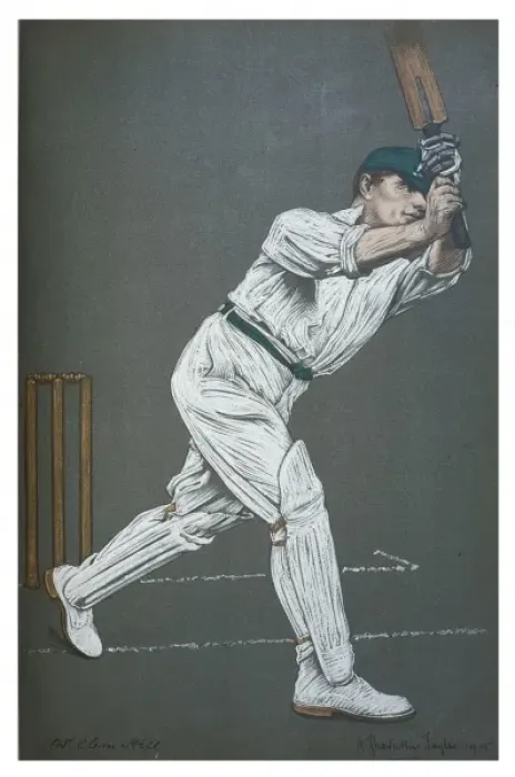 Framed Print : Clement Hill - Cricketer Framed Print : Clement Hill - Cricketer