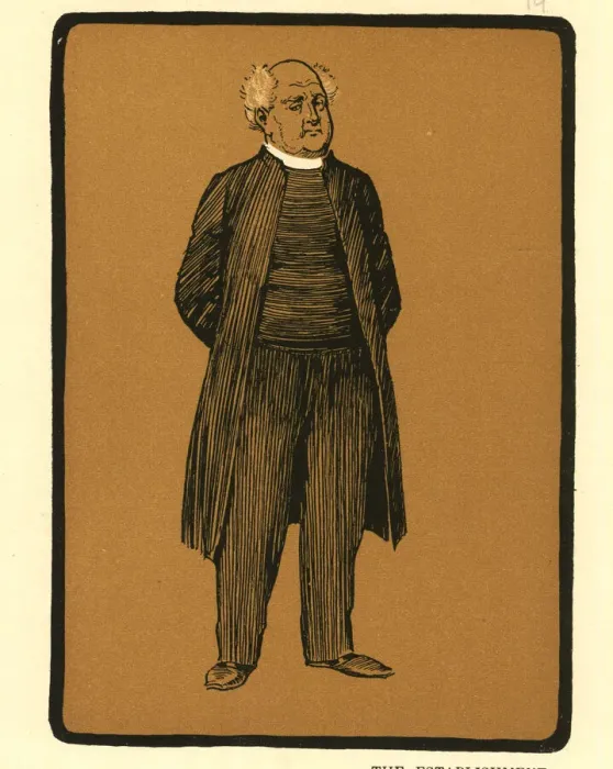 Framed Print : Some Clerical Types by John Kendal, The Establishment Framed Print : Some Clerical Types by John Kendal, The Establishment