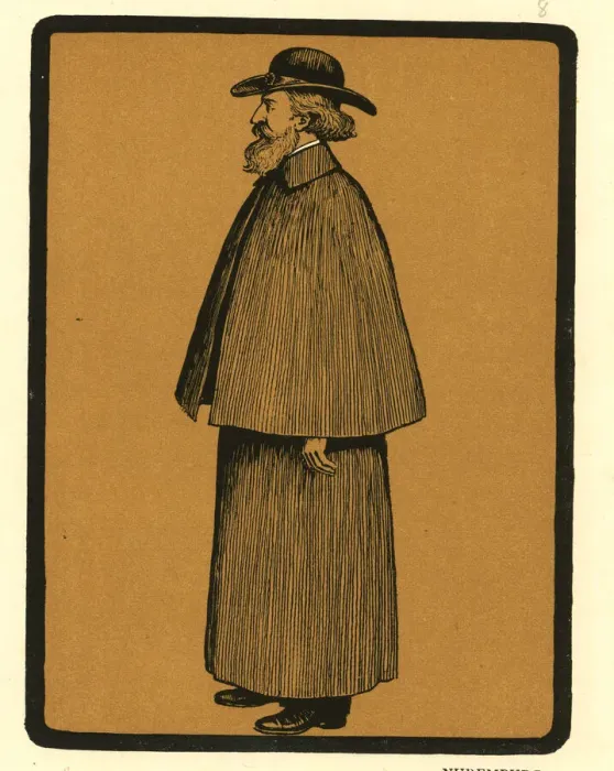 Framed Print : Some Clerical Types by John Kendal, Nuremburg Framed Print : Some Clerical Types by John Kendal, Nuremburg