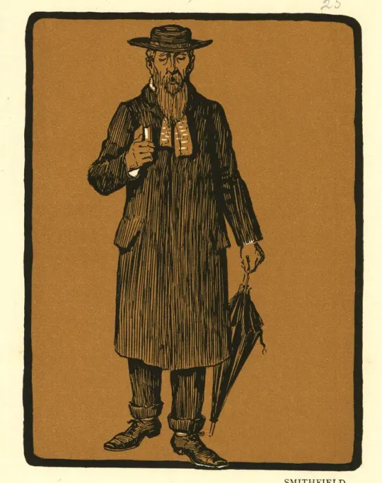 Framed Print : Some Clerical Types by John Kendal, Smithfield Framed Print : Some Clerical Types by John Kendal, Smithfield