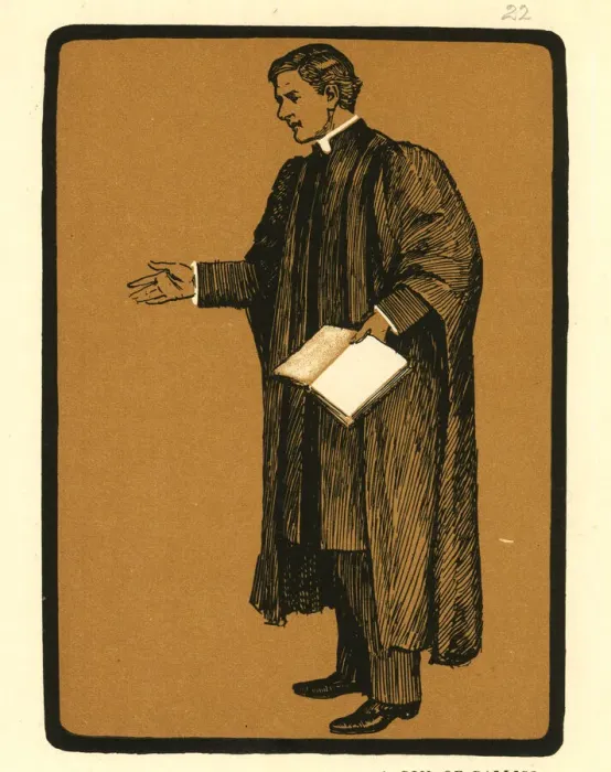 Framed Print : Some Clerical Types by John Kendal, A Son of Balliol Framed Print : Some Clerical Types by John Kendal, A Son of Balliol