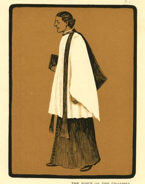 Framed Print : Some Clerical Types by John Kendal, The Voice of the Charmer Framed Print : Some Clerical Types by John Kendal, The Voice of the Charmer