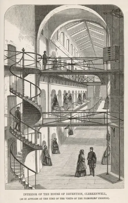 Framed Print : Clerkenwell Prison / 1862 Framed Print : Clerkenwell Prison / 1862