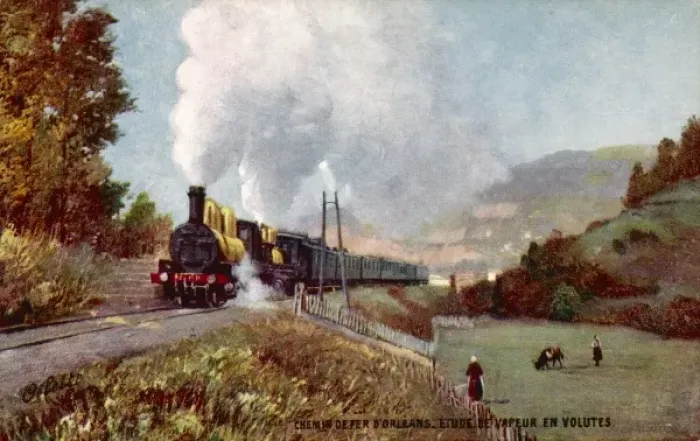 Framed Print : Clermont Bordeaux Train Framed Print : Clermont Bordeaux Train