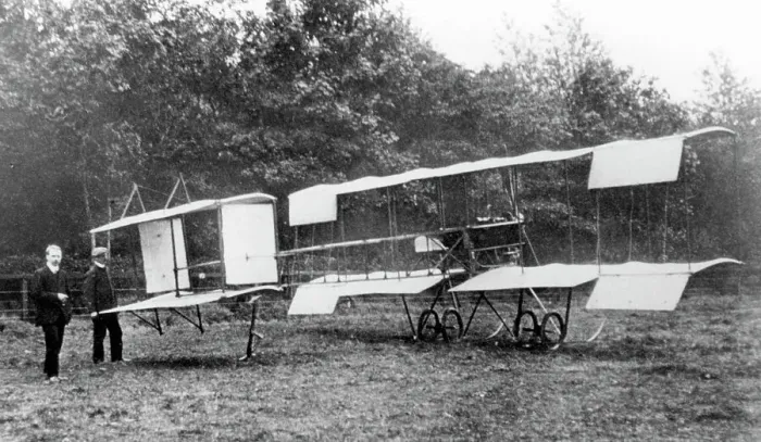 Framed Print : Cleveland Biplane early 1900s Framed Print : Cleveland Biplane early 1900s