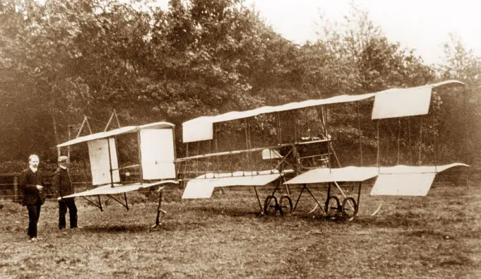 Framed Print : Cleveland Biplane early 1900s Framed Print : Cleveland Biplane early 1900s