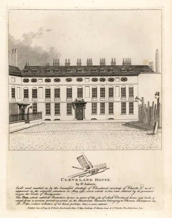 Framed Print : Cleveland House by St. James Palace, London Framed Print : Cleveland House by St. James Palace, London