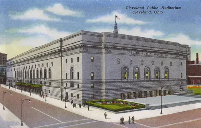 Framed Print : Cleveland, Ohio, USA - Cleveland Public Auditorium Framed Print : Cleveland, Ohio, USA - Cleveland Public Auditorium