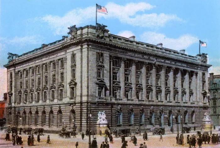 Framed Print : Cleveland, Ohio, USA - Post Office and US Custom House Framed Print : Cleveland, Ohio, USA - Post Office and US Custom House