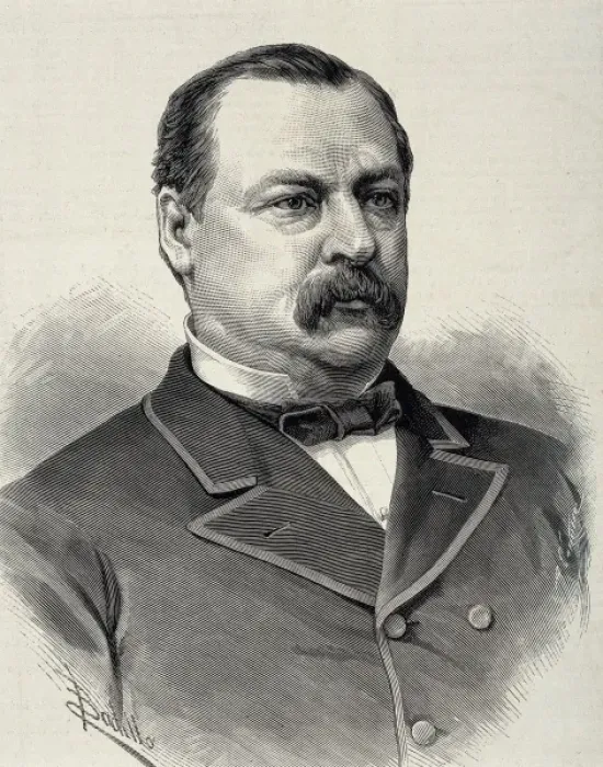 Framed Print : CLEVELAND, Stephen Grover (1837-1908). Democrat Framed Print : CLEVELAND, Stephen Grover (1837-1908). Democrat